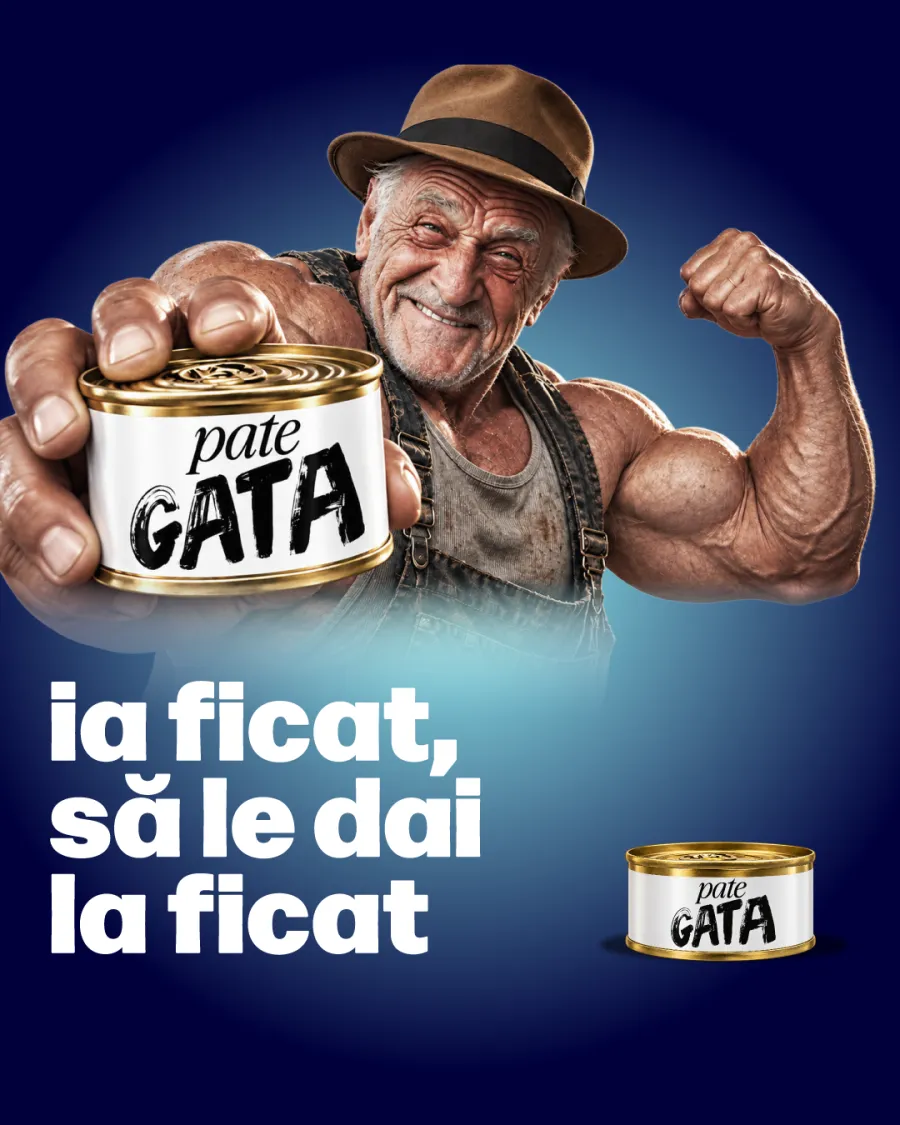 Pate GATA — bunicul cu mușchi