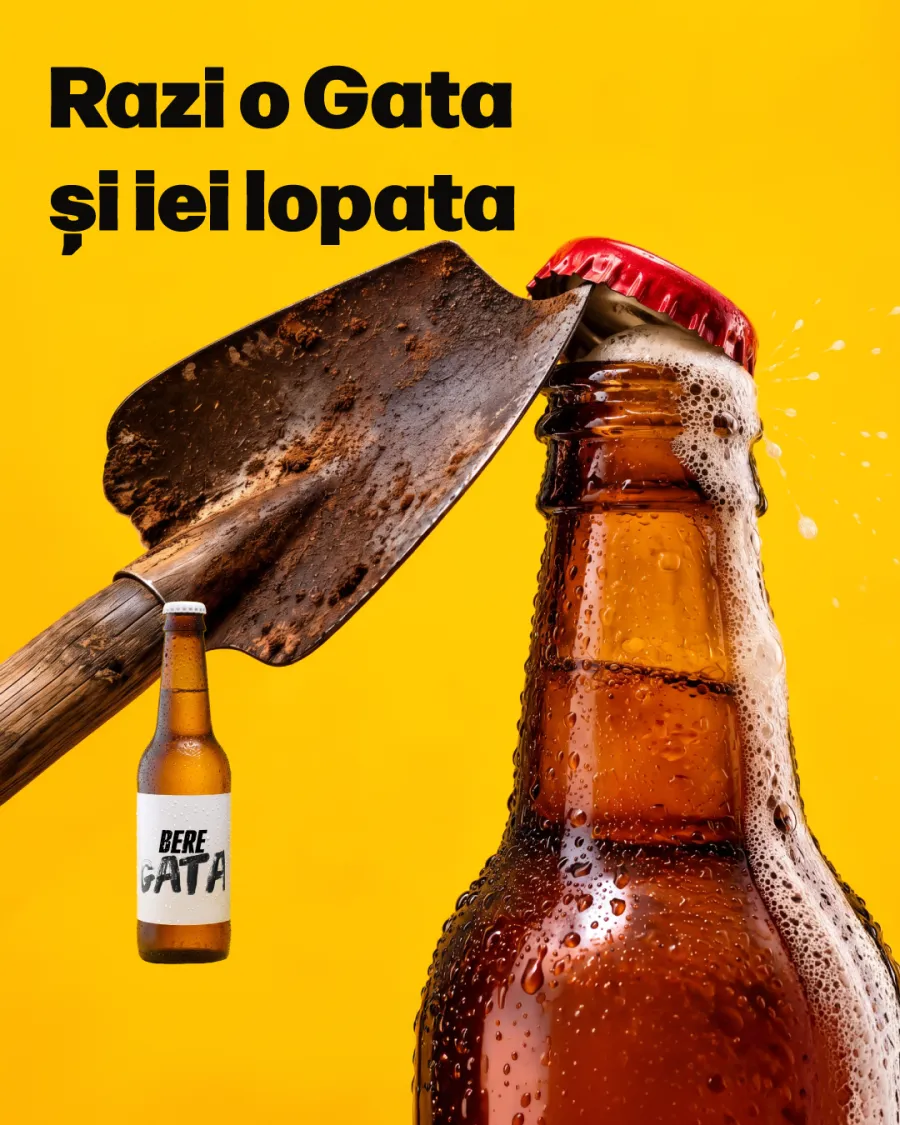 Bere GATA — razi o Gata și iei lopata